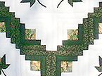 Log Cabin Leaves Quilt