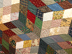 1880 Replica Tumbling Blocks Quilt