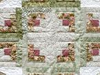 Log Cabin Fan Quilt