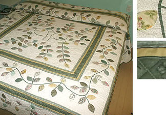 Grandma's Leaves Quilt