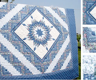 Log Cabin Star Quilt