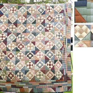 Plaid Scrappy Quilt