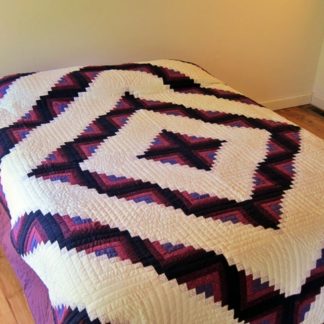 Log Cabin Fan Quilt
