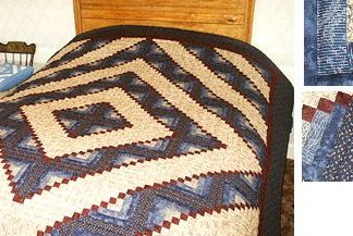 Log Cabin Quilt