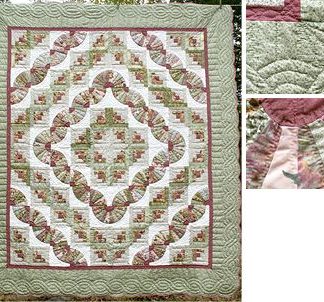 Log Cabin Fan Quilt